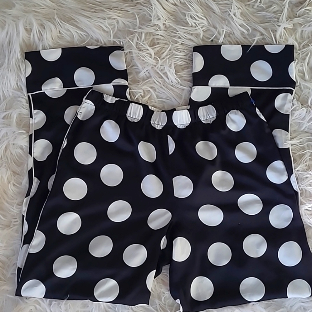 Victoria's Secret Navy Polka Dot Sleep Pant M